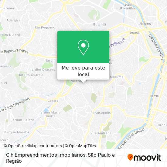 Clh Empreendimentos Imobiliarios mapa