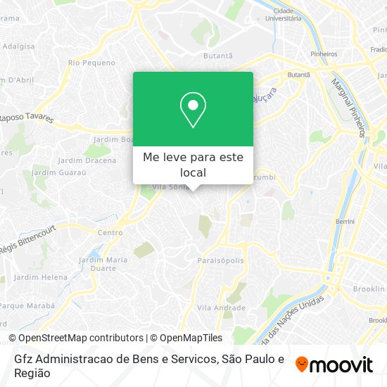 Gfz Administracao de Bens e Servicos mapa