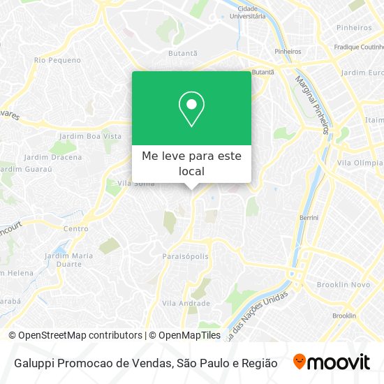 Galuppi Promocao de Vendas mapa