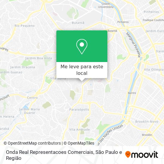 Onda Real Representacoes Comerciais mapa