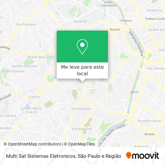 Multi Sat Sistemas Eletronicos mapa