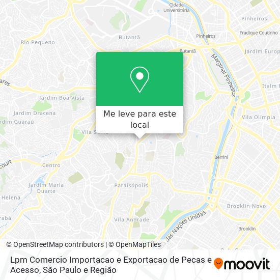 Lpm Comercio Importacao e Exportacao de Pecas e Acesso mapa