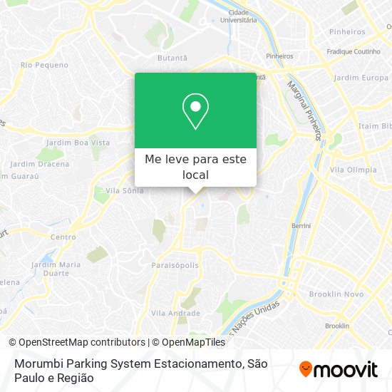 Morumbi Parking System Estacionamento mapa
