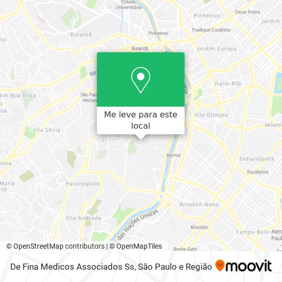 De Fina Medicos Associados Ss mapa