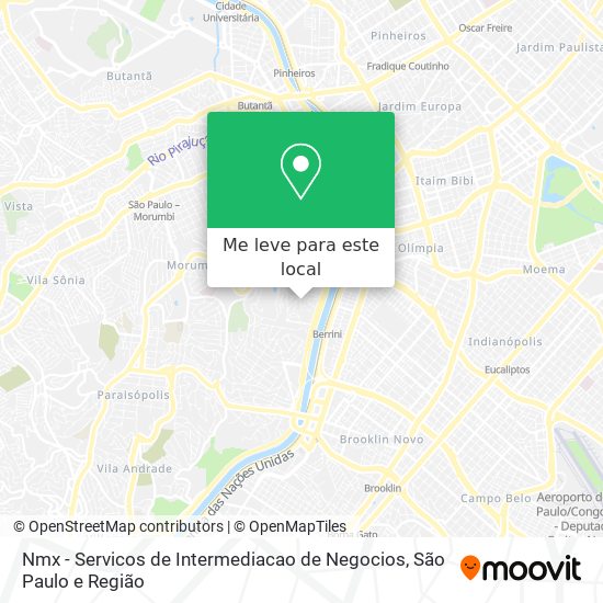 Nmx - Servicos de Intermediacao de Negocios mapa