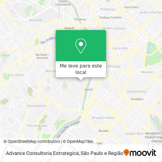 Advance Consultoria Estrategica mapa