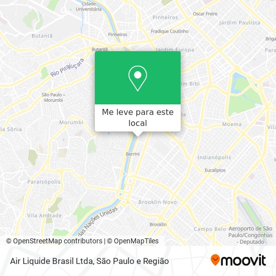 Air Liquide Brasil Ltda mapa