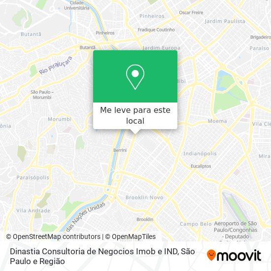 Dinastia Consultoria de Negocios Imob e IND mapa