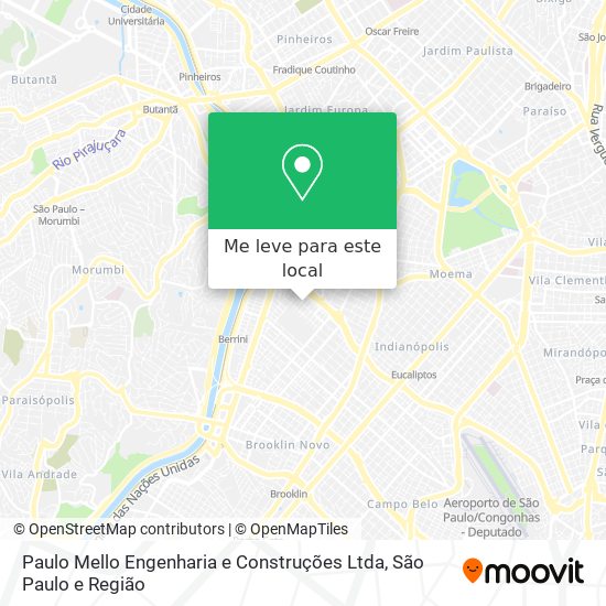 Paulo Mello Engenharia e Construções Ltda mapa