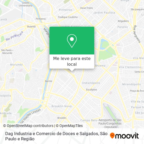 Dag Industria e Comercio de Doces e Salgados mapa
