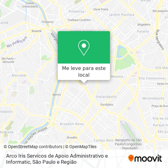 Arco Iris Servicos de Apoio Administrativo e Informatic mapa