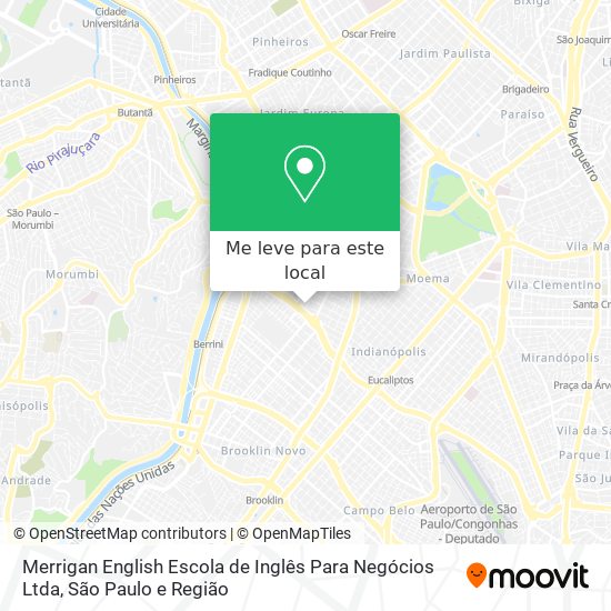 Merrigan English Escola de Inglês Para Negócios Ltda mapa