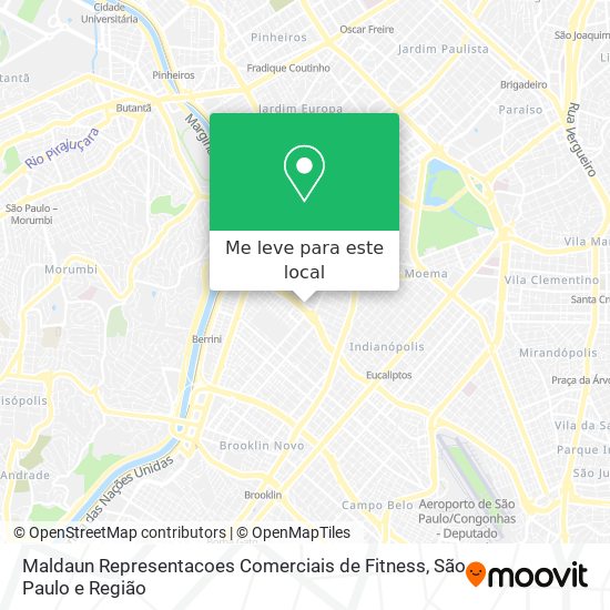 Maldaun Representacoes Comerciais de Fitness mapa