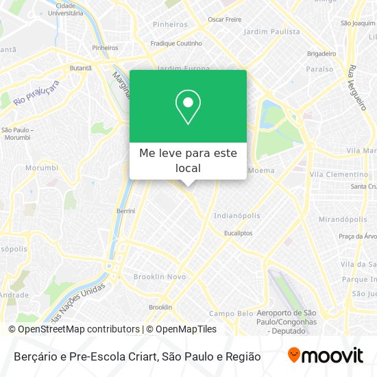 Berçário e Pre-Escola Criart mapa