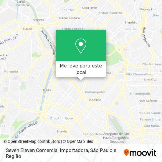 Seven Eleven Comercial Importadora mapa