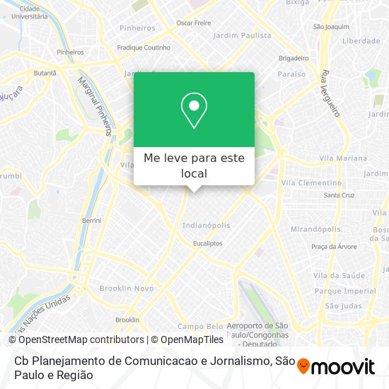 Cb Planejamento de Comunicacao e Jornalismo mapa