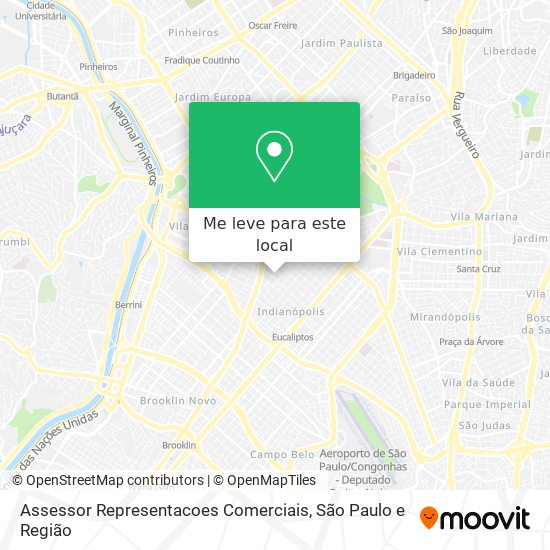 Assessor Representacoes Comerciais mapa