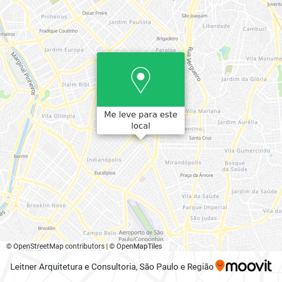 Leitner Arquitetura e Consultoria mapa