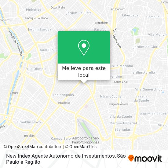 New Index Agente Autonomo de Investimentos mapa