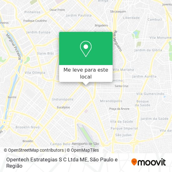 Opentech Estrategias S C Ltda ME mapa