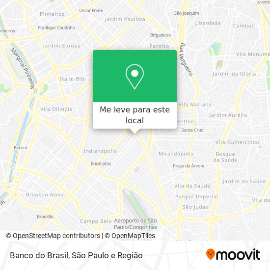 Banco do Brasil mapa