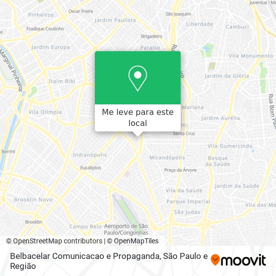 Belbacelar Comunicacao e Propaganda mapa