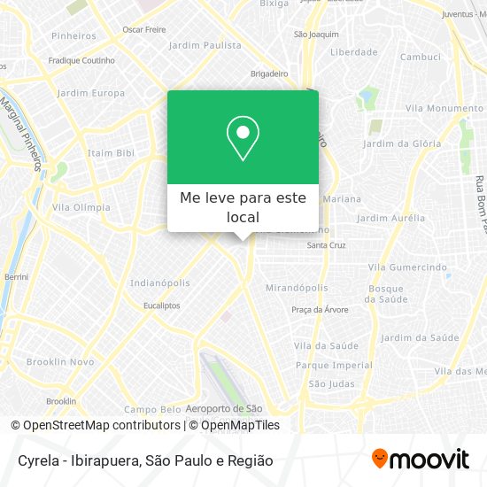 Cyrela - Ibirapuera mapa