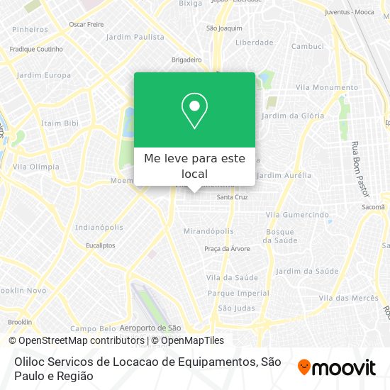 Oliloc Servicos de Locacao de Equipamentos mapa