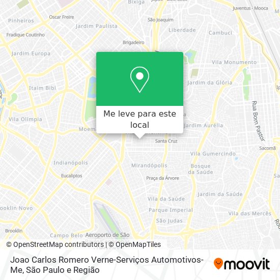 Joao Carlos Romero Verne-Serviços Automotivos-Me mapa