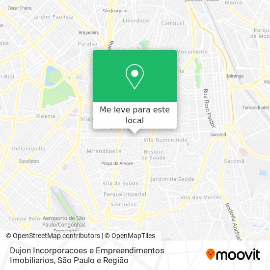 Dujon Incorporacoes e Empreendimentos Imobiliarios mapa