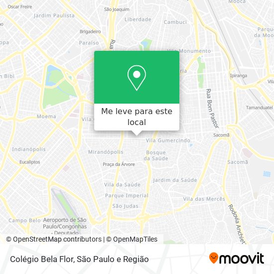 Colégio Bela Flor mapa