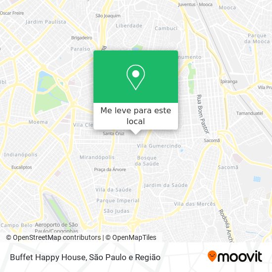 Buffet Happy House mapa