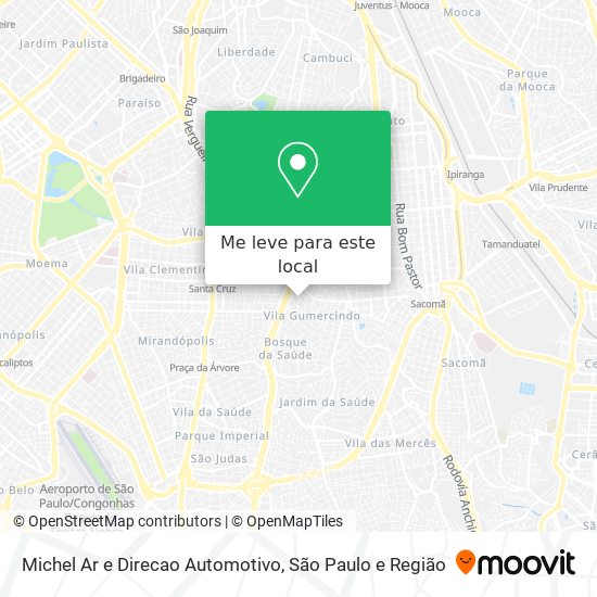 Michel Ar e Direcao Automotivo mapa