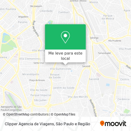 Clipper Agencia de Viagens mapa