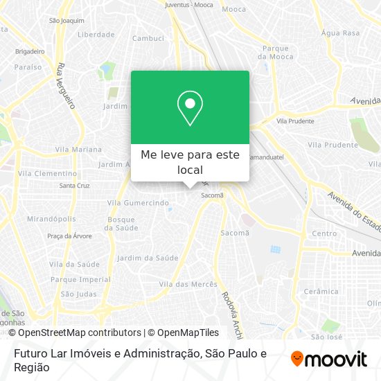 Futuro Lar Imóveis e Administração mapa