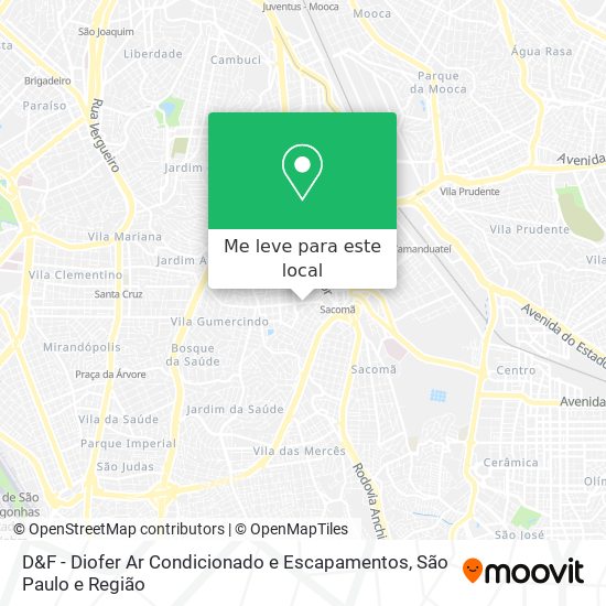 D&F - Diofer Ar Condicionado e Escapamentos mapa