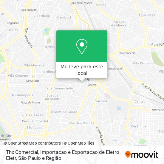 Thx Comercial, Importacao e Exportacao de Eletro Eletr mapa