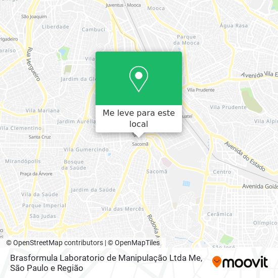 Brasformula Laboratorio de Manipulação Ltda Me mapa