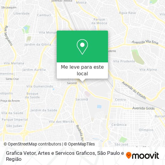 Grafica Vetor, Artes e Servicos Graficos mapa