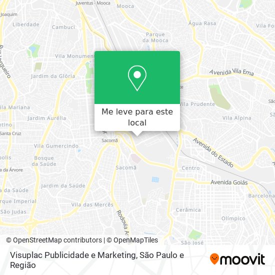 Visuplac Publicidade e Marketing mapa