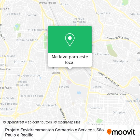 Projeto Envidracamentos Comercio e Servicos mapa