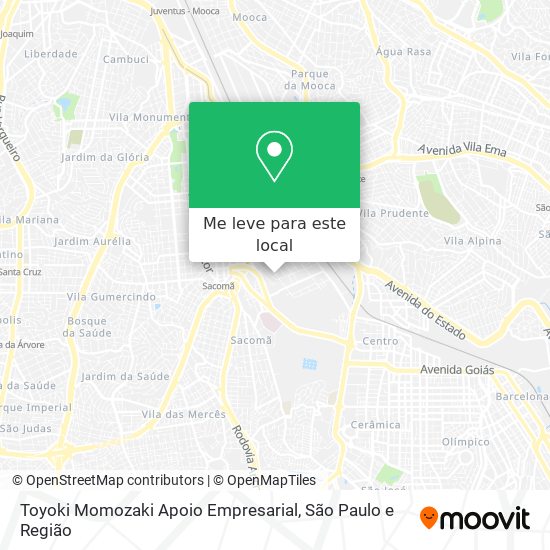 Toyoki Momozaki Apoio Empresarial mapa