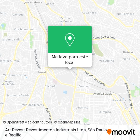 Art Revest Revestimentos Industriais Ltda mapa