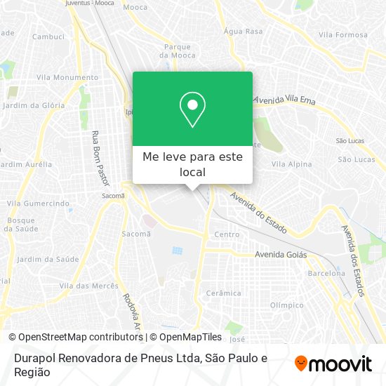 Durapol Renovadora de Pneus Ltda mapa