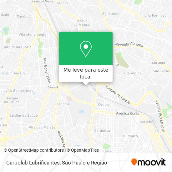 Carbolub Lubrificantes mapa
