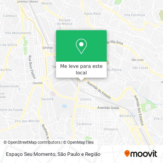 Espaço Seu Momento mapa