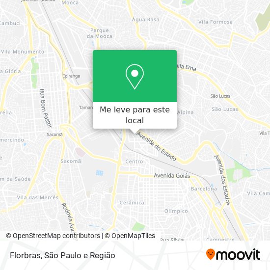Florbras mapa