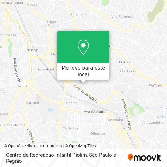 Centro de Recreacao Infantil Piolim mapa