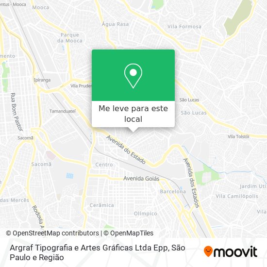 Argraf Tipografia e Artes Gráficas Ltda Epp mapa