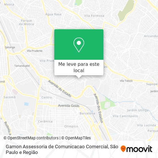 Gamon Assessoria de Comunicacao Comercial mapa